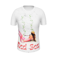 Load 3D model into Gallery viewer, Red Sea Mermaid T-shirt
