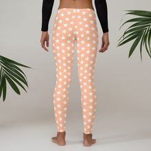 Load image into Gallery viewer, Peach Stars Leggings