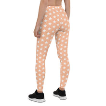 Load image into Gallery viewer, Peach Stars Leggings