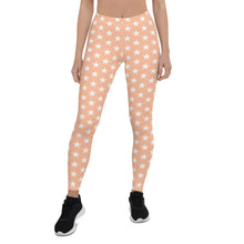 Load image into Gallery viewer, Peach Stars Leggings