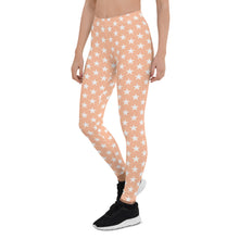 Load image into Gallery viewer, Peach Stars Leggings