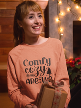 Load image into Gallery viewer, Comfy cozy are we Unisex Premium Sweatshirt