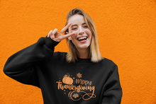 Load image into Gallery viewer, Happy Thanksgiving Unisex Premium Sweatshirt