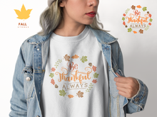 Load image into Gallery viewer, Be Thankful always Unisex Premium Sweatshirt