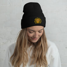 Load image into Gallery viewer, Bee kind to everyone yellow Cuffed Beanie
