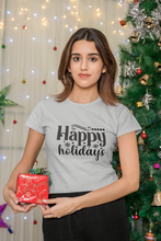 Load image into Gallery viewer, Happy holidays Short-Sleeve Unisex T-Shirt