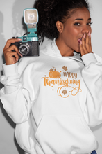 Load image into Gallery viewer, Happy Thanksgiving Unisex Hoodie