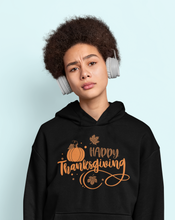Load image into Gallery viewer, Happy Thanksgiving Unisex Hoodie