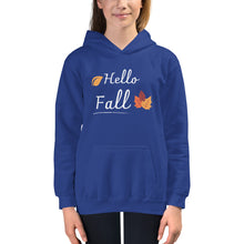 Load image into Gallery viewer, Hello Fall Kids Hoodie