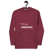 Load image into Gallery viewer, Literally Freezing Funny Unisex Hoodie