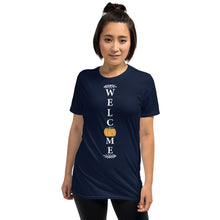 Load image into Gallery viewer, welcome - porch sign Short-Sleeve Unisex T-Shirt