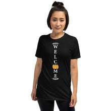 Load image into Gallery viewer, welcome - porch sign Short-Sleeve Unisex T-Shirt