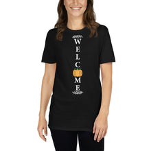 Load image into Gallery viewer, welcome - porch sign Short-Sleeve Unisex T-Shirt