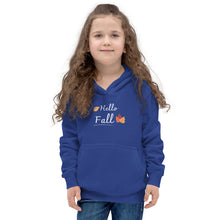 Load image into Gallery viewer, Hello Fall Kids Hoodie