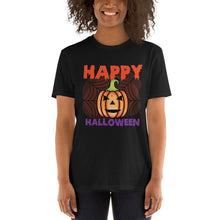 Load image into Gallery viewer, happy halloween Short-Sleeve Unisex T-Shirt