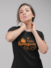 Load image into Gallery viewer, Happy Thanksgiving Short-Sleeve Unisex T-Shirt