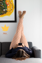 Load image into Gallery viewer, Peach Stars Leggings