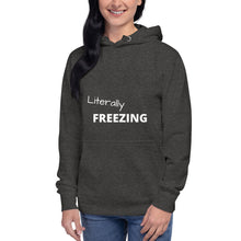 Load image into Gallery viewer, Literally Freezing Funny Unisex Hoodie
