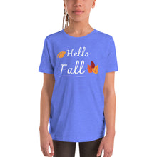 Load image into Gallery viewer, Hello Fall Youth Short Sleeve T-Shirt