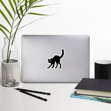 Load image into Gallery viewer, black cat Bubble-free stickers