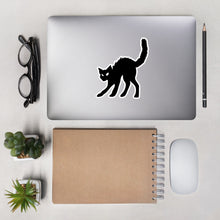 Load image into Gallery viewer, black cat Bubble-free stickers