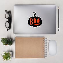 Load image into Gallery viewer, Boo - pumpkin Bubble-free stickers
