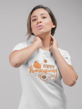 Load image into Gallery viewer, Happy Thanksgiving Short-Sleeve Unisex T-Shirt