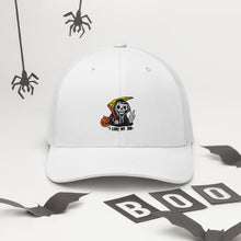 Load image into Gallery viewer, I love my job Halloween Trucker Cap