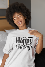 Load image into Gallery viewer, Happy holidays Short-Sleeve Unisex T-Shirt