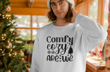 Load image into Gallery viewer, Comfy cozy are we Unisex Premium Sweatshirt