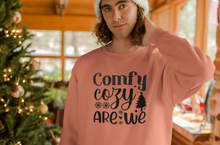Load image into Gallery viewer, Comfy cozy are we Unisex Premium Sweatshirt