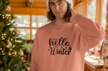 Load image into Gallery viewer, Hello winter Unisex Premium Sweatshirt