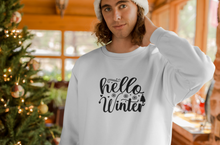 Load image into Gallery viewer, Hello winter Unisex Premium Sweatshirt