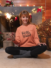 Load image into Gallery viewer, Hello winter Unisex Premium Sweatshirt