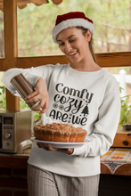 Load image into Gallery viewer, Comfy cozy are we Unisex Premium Sweatshirt