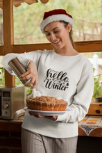 Load image into Gallery viewer, Hello winter Unisex Premium Sweatshirt