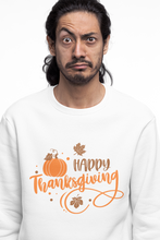 Load image into Gallery viewer, Happy Thanksgiving Unisex Premium Sweatshirt