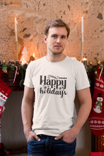 Load image into Gallery viewer, Happy holidays Short-Sleeve Unisex T-Shirt