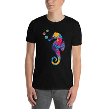 Load image into Gallery viewer, Hawaiian Tiedye seahorse Short-Sleeve Unisex T-Shirt