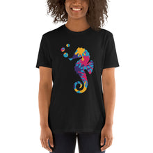 Load image into Gallery viewer, Hawaiian Tiedye seahorse Short-Sleeve Unisex T-Shirt