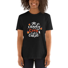 Load image into Gallery viewer, Candy Corn cutie Short-Sleeve Unisex T-Shirt