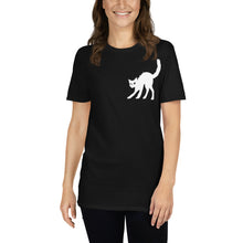 Load image into Gallery viewer, black cat Short-Sleeve Unisex T-Shirt