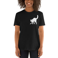 Load image into Gallery viewer, black cat Short-Sleeve Unisex T-Shirt