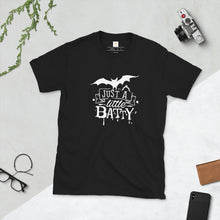 Load image into Gallery viewer, Just a little batty Short-Sleeve Unisex T-Shirt