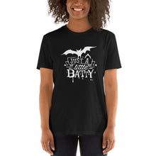 Load image into Gallery viewer, Just a little batty Short-Sleeve Unisex T-Shirt