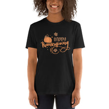 Load image into Gallery viewer, Happy Thanksgiving Short-Sleeve Unisex T-Shirt