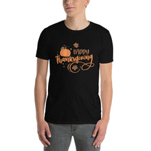 Load image into Gallery viewer, Happy Thanksgiving Short-Sleeve Unisex T-Shirt