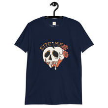 Load image into Gallery viewer, Bite Me Skeleton Short-Sleeve Unisex T-Shirt