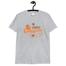 Load image into Gallery viewer, Happy Thanksgiving Short-Sleeve Unisex T-Shirt