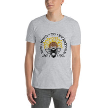 Load image into Gallery viewer, Bee kind to everyone black and yellow Short-Sleeve Unisex T-Shirt